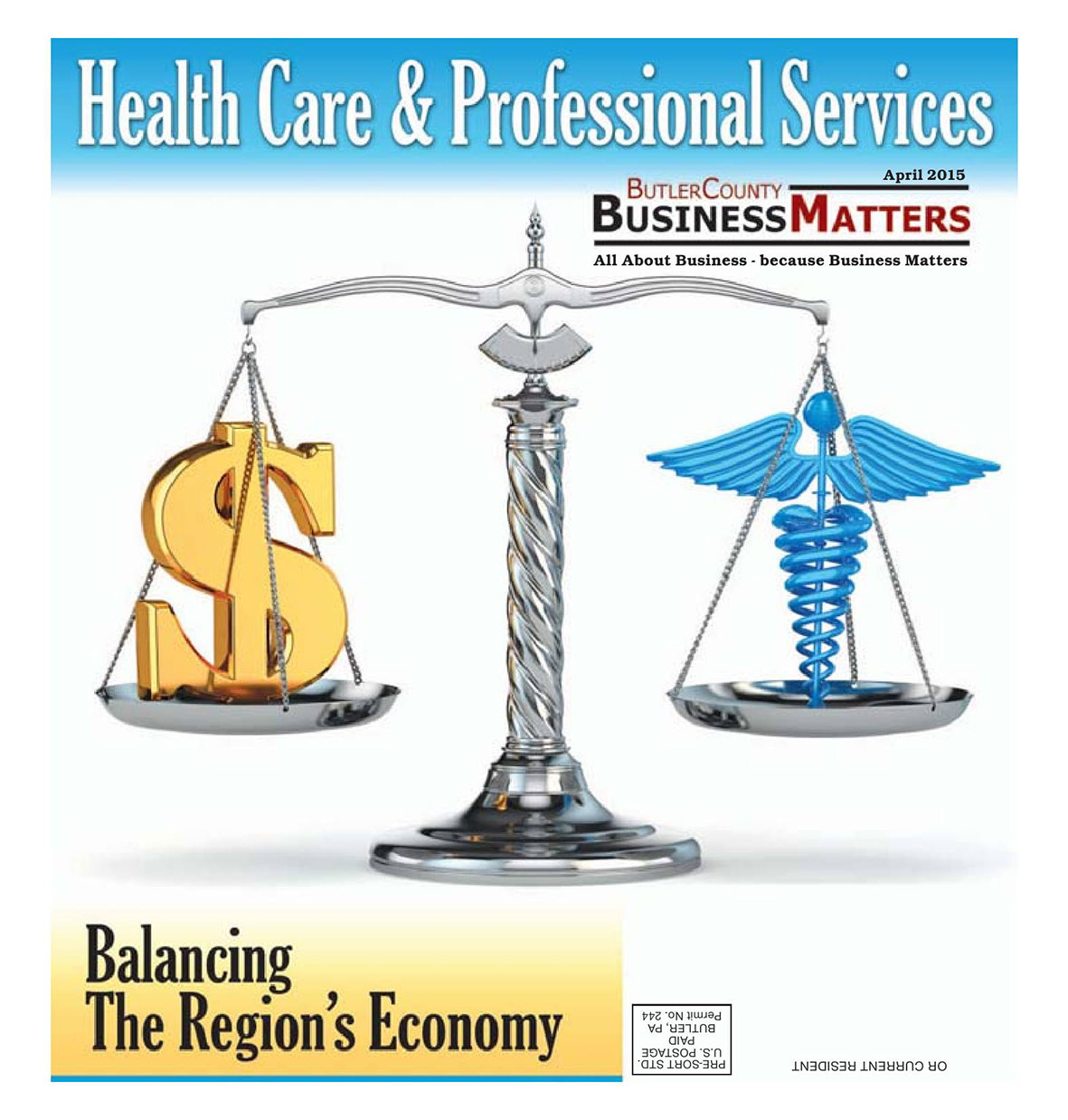 April 2015 - Health Care & Professional Services - Balancing the Region's Economy