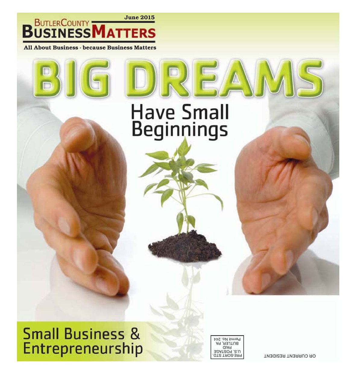June 2015 - Big Dreams Have Small Beginnings - Small Business & Entrepreneurship