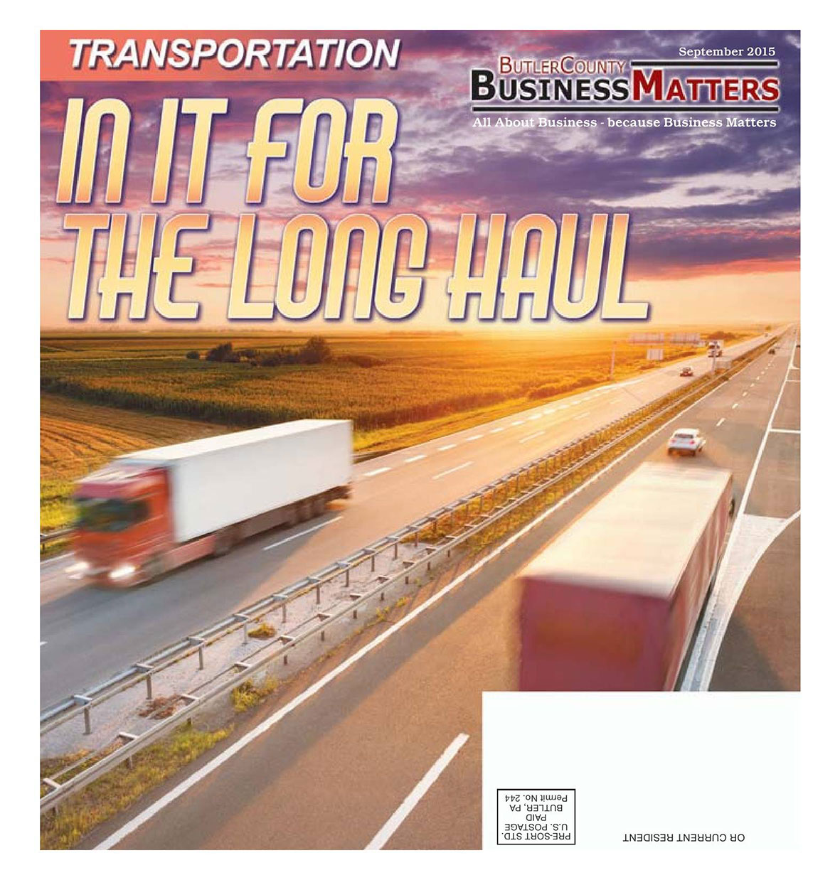 September 2015 - Transportation - In It For The Long Haul