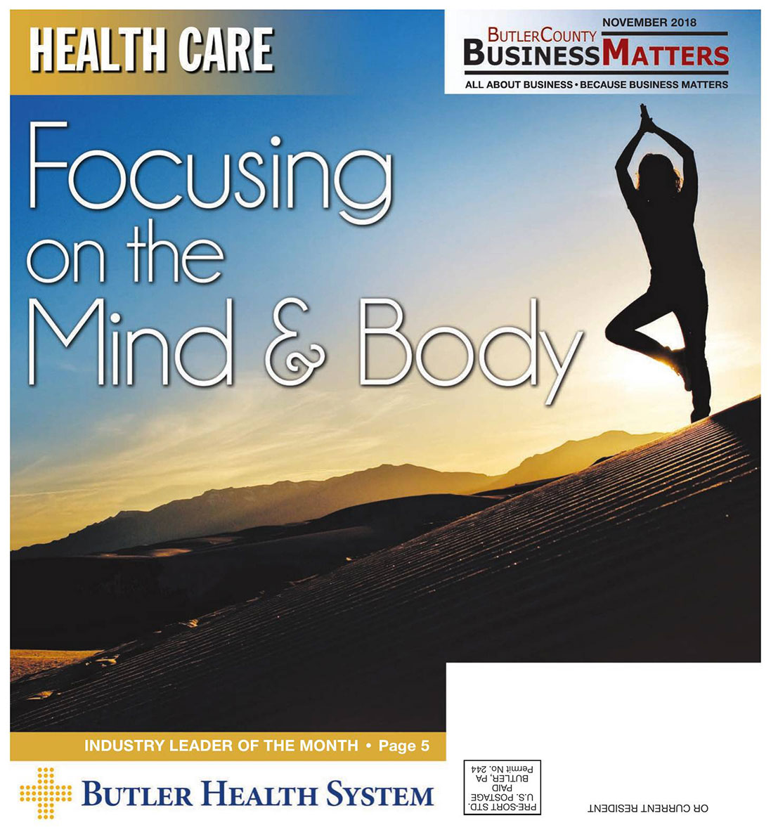 November 2018 - Health Care - Focusing on the Mind & Body