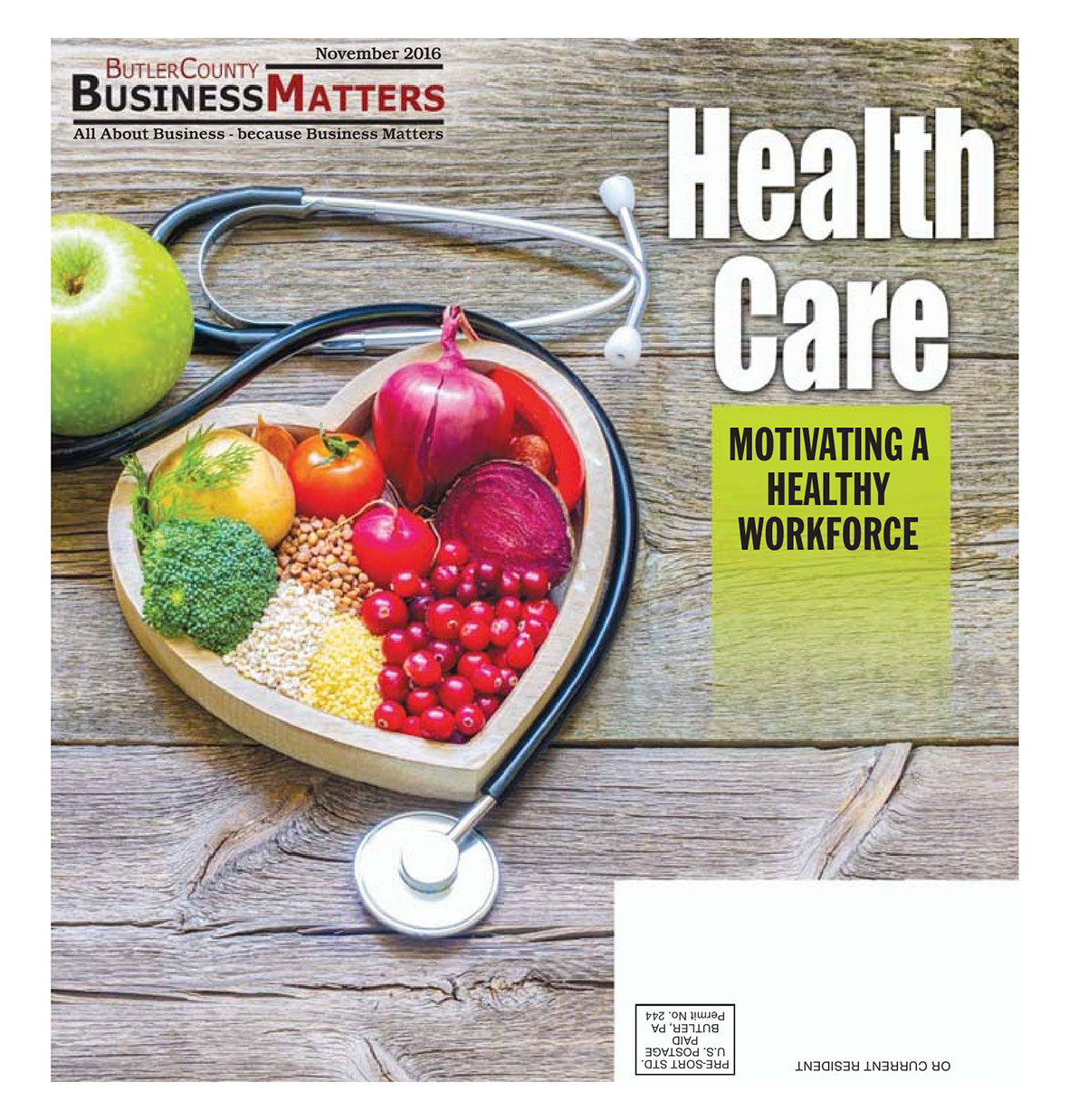 November 2016 - Health Care - Motivating A Healthy Workforce