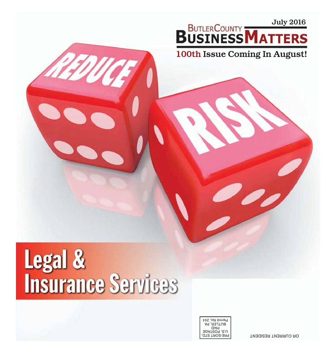 July 2016 - Reduce Risk - Legal & Insurance Services