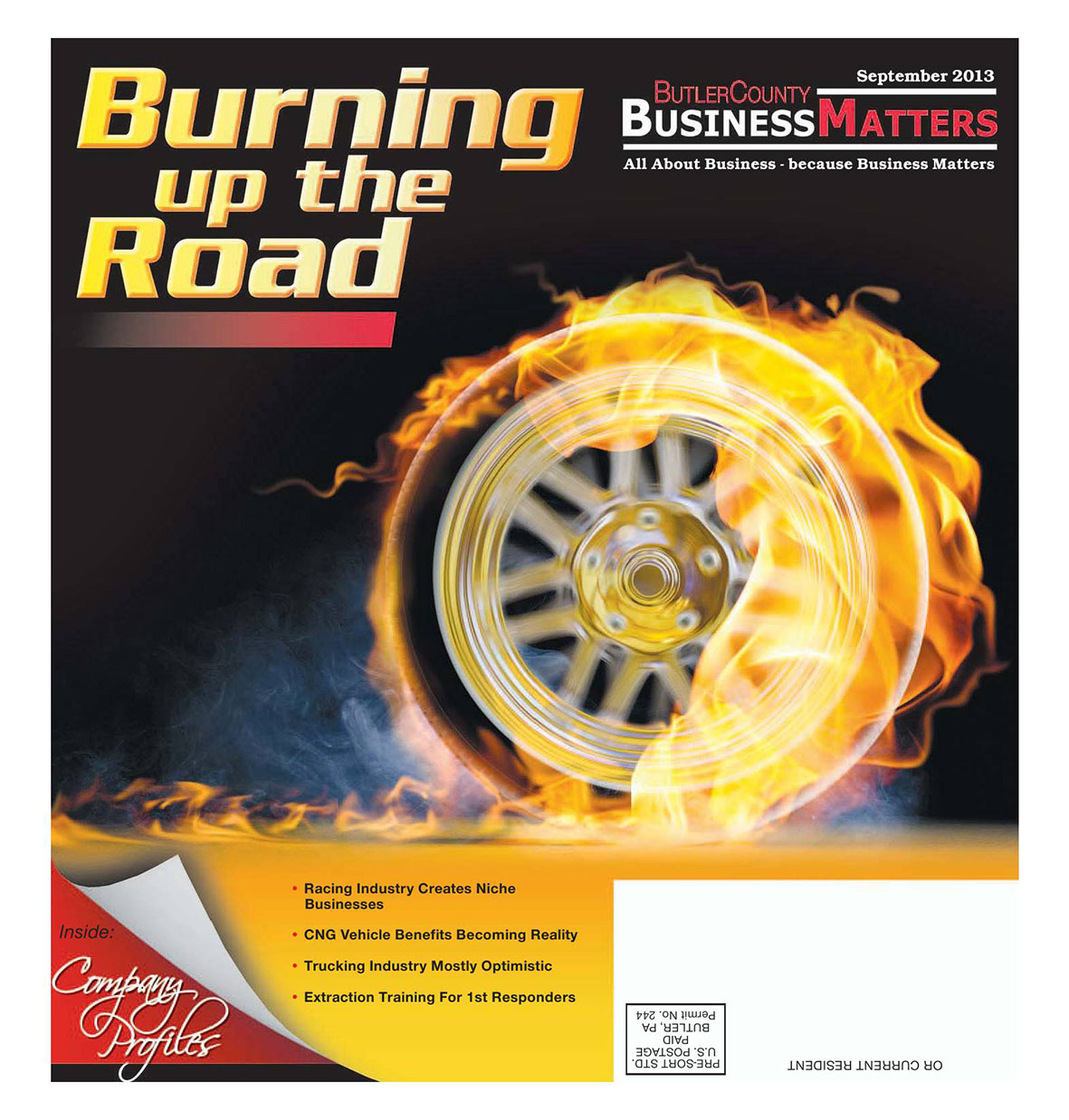 September 2013 - Burning up the Road